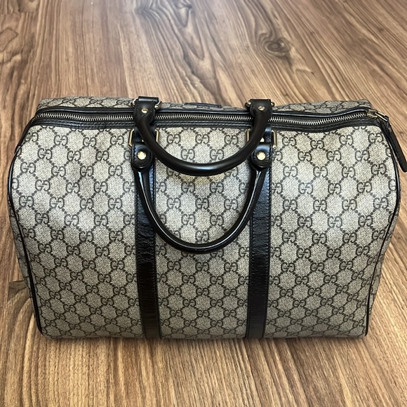 A184- π― % authentic Gucci Boston totes bag - Picture 7 of 17